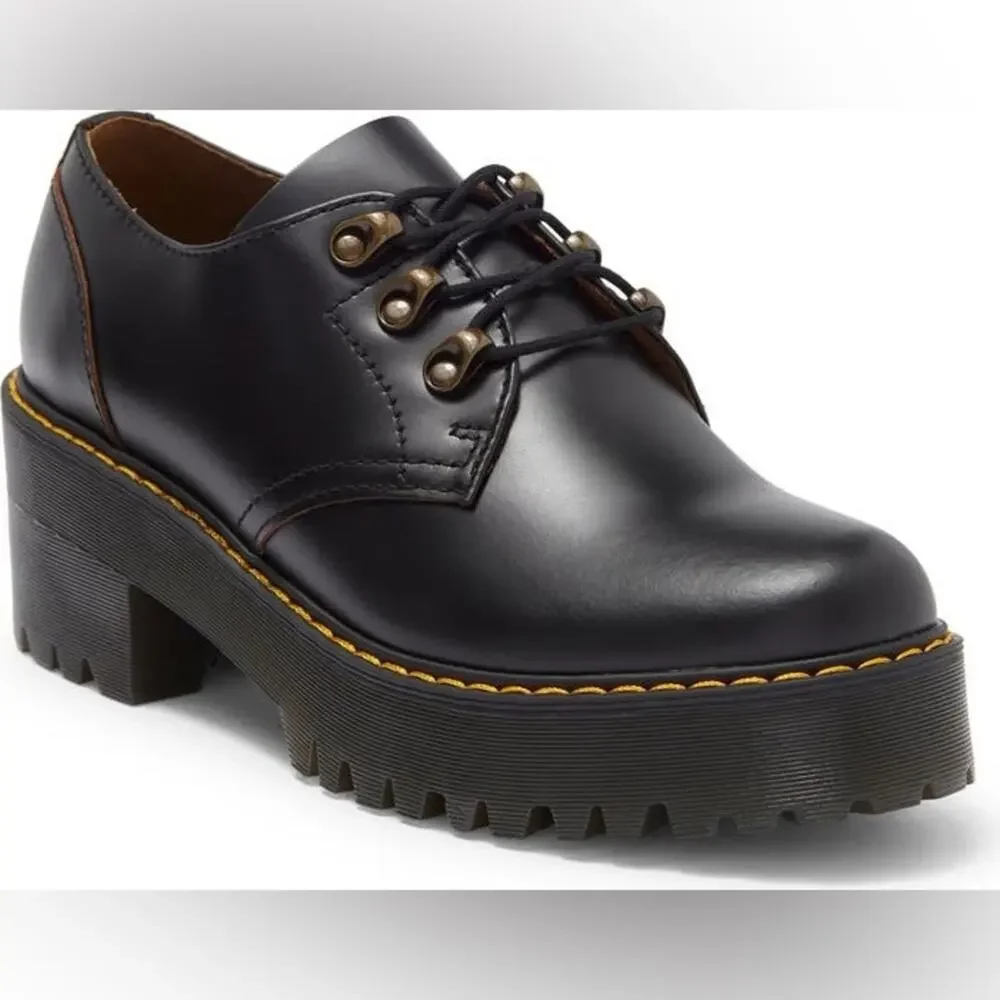 NIB Dr. Martens Leona Lug Sole Platform Derby